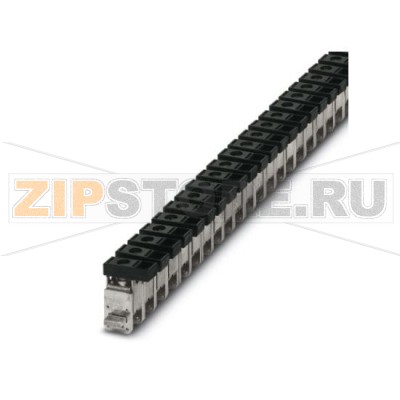 Соединительные клеммы Phoenix Contact AKG 35 BK Тип подключения Винтовые зажимы, Ток нагрузки: 125 А, Сечение:  2,5 мм² - 35 мм², Ширина: 14,3 мм, Цвет: черный.Минимальный заказ: 50 шт.Упаковка: 50 шт.