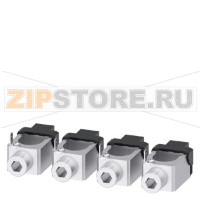 wire connector with control wire voltage tap-off 4 units accessory for: 3VA6 150/250 Siemens 3VA9244-0JG12