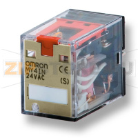 Реле силовое миниатюрное электромеханическое Omron MY4ZIN-D2 24VDC (S)
