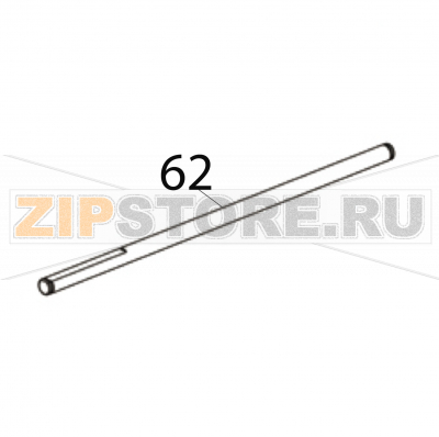 Print frame shaft Godex EZPi-1300 Print frame shaft Godex EZPi-1300Запчасть на деталировке под номером: 62Название запчасти Godex на английском языке: Print frame shaft EZPi-1300.