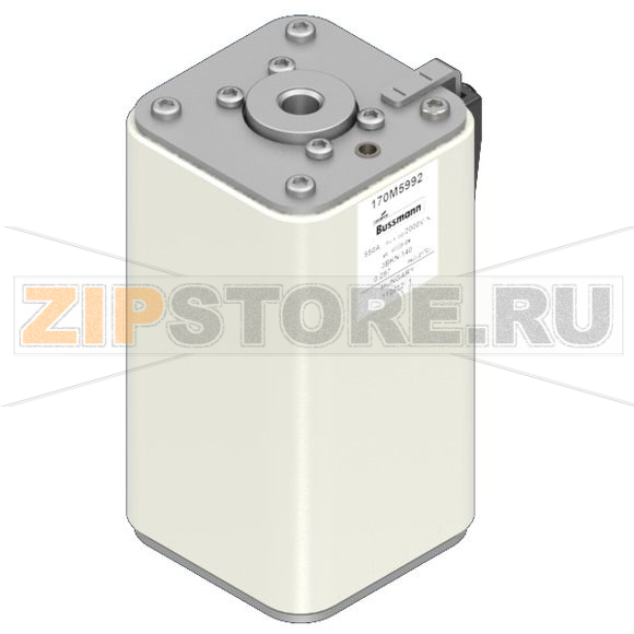 Предохранитель, 550 A, AC 2000 В, 100 кА, size 3, 74x96x143 мм, aR, IEC Eaton FUSE 550A 2000V 3 