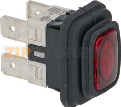 КРАСНЫЙ ДВУХПОЛЮСНЫЙ ПЕРЕКЛЮЧАТЕЛЬ 16А 250В 