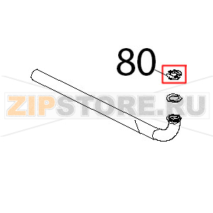 Tappo fresato per nuovo scarico Unox XB 403 Tappo fresato per nuovo scarico Unox XB 403Запчасть на деталировке под номером: 80