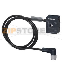 AS-интерфейс, отвод M12 U_ASI и Uaux, 1 м кабеля с угловой ответвительной коробкой M12 IP67/68/69K, макс. 4 A Siemens 3RK1901-2NR21