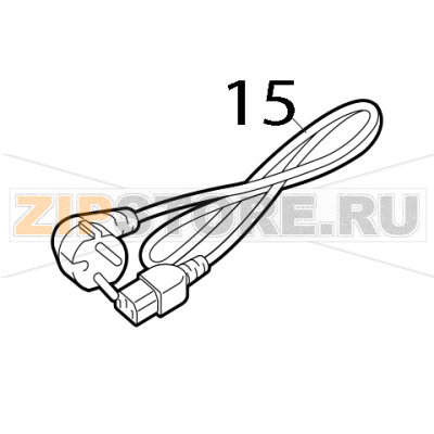 Power cord (EU type) Toshiba TEC B-852-TS12-QP Power cord (EU type) Toshiba TEC B-852-TS12-QPЗапчасть на деталировке под номером: 15