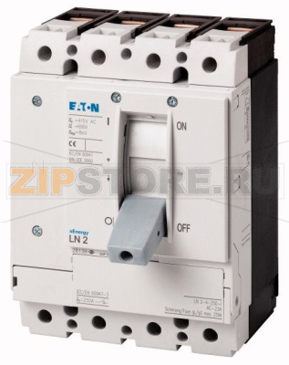 Разъединители силовые, 4p, 200A, типоразмер 2 Eaton LN2-4-200-I 