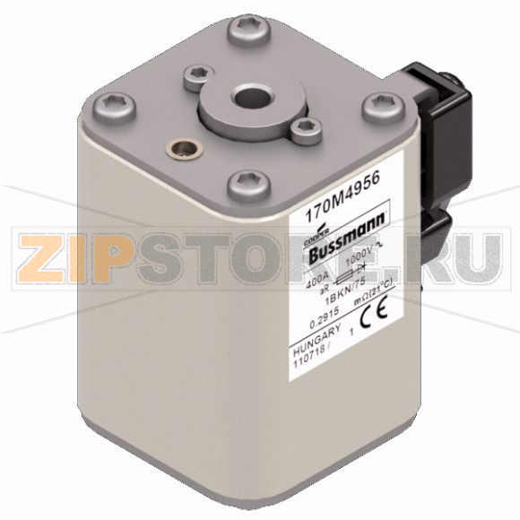 Предохранитель, 400 A, AC 1000 В, 125 кА, size 1, 52x69x74 мм, aR, IEC UL Eaton FUSE 400A 1000 