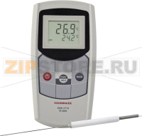 Термометр цифровой, от -199.9 до +250°C, тип датчика: Pt1000 Greisinger GMH 2710-G
