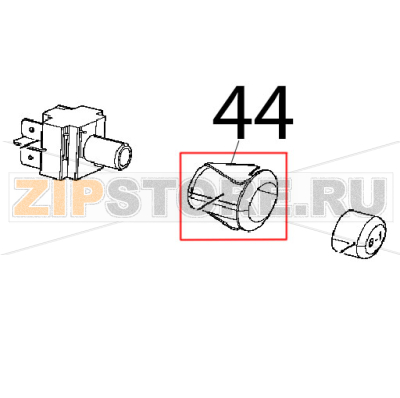 Supporto ellittico D16 argento Unox XL 413 Supporto ellittico D16 argento Unox XL 413Запчасть на деталировке под номером: 44