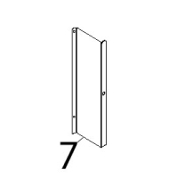 Distanziale carter aria inox Unox XBC 404