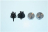 KNOBS KIT EC96