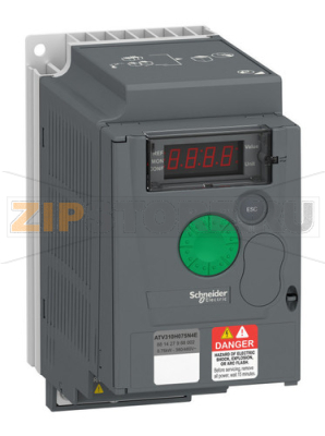 Преобразователь частоты 0.75 кВт, 380 В, 3 фазы Schneider Electric ATV310H075N4E 