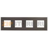 Рамка четырехместная, антрацитовая ABB 2CLA227410N1801