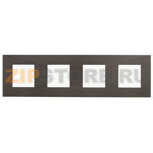 Рамка четырехместная, антрацитовая ABB 2CLA227410N1801 