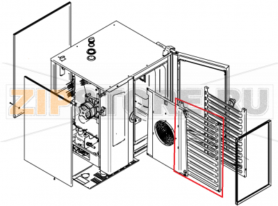 Left shelf rack 10.10 for CONVOClean system P3 CONVOTHERM OES 10.10    Left shelf rack 10.10 for CONVOClean system P3 CONVOTHERM OES 10.10Запчасть на сборочном чертеже под номером: A011Название запчасти на английском&nbsp;языке: Left shelf rack 10.10 for CONVOClean system P3 CONVOTHERM OES 10.10
