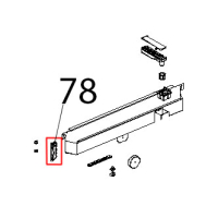 Staffa spingivetro interno Unox XBC 905