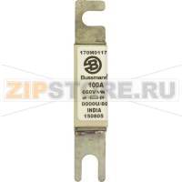 Предохранитель, 10 A, AC 660 В, 200 кА, size 0000, 18x19x100 мм, gR, UL Eaton FUSE 10A 660V 000