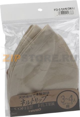 ФИЛЬТРЫ КОРЗИНКА HARIO 3-4 ЧАШКИ 3 ШТ 