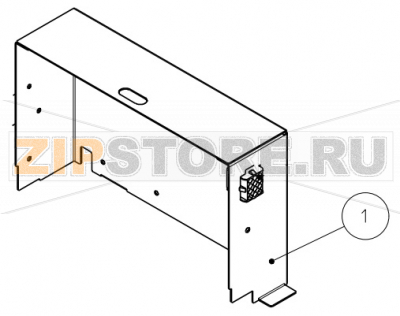 Box per alloggiamento IM7 su coperchio intermedio ES10-34 Imesa ES 10          Box per alloggiamento IM7 su coperchio intermedio ES10-34 Imesa ES 10Запчасть на сборочном чертеже под номером: 1Название запчасти на итальянском языке: Box per alloggiamento IM7 su coperchio intermedio ES10-34 Imesa ES 10