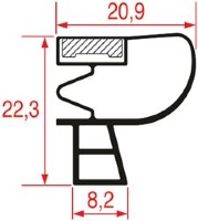 УПЛОТНИТЕЛЬ ВСТАВНОЙ 771Х568 ММ