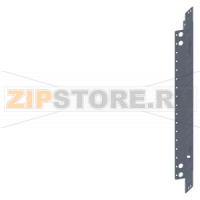 SIVACON, Universal holder for 19" components, f. cable channel, DIN, C rail, lamp, 2 HU, zinc-plated Siemens 8MF1000-2HH4