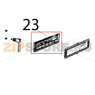 Assieme scheda controllo Unox XBC 1005E Assieme scheda controllo Unox XBC 1005EЗапчасть на деталировке под номером: 23