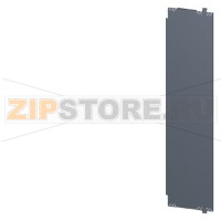 SIVACON, mounting plate, for cabinet side, D: 600 mm, H: 2000 mm, zinc-plated Siemens 8MF1006-2AK03-0