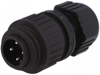 Разъем круглый 400 В, 16 А, 3+PE, IP67, 4 контакта Hirschmann CA 3 LS
