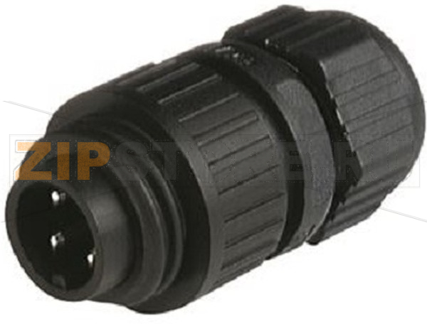 Разъем круглый 400 В, 16 А, 3+PE, IP67, 4 контакта Hirschmann CA 3 LS 