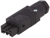 Разъем прямоугольный 16 А, IP54, 3 контакта Hirschmann STAK 3 N BLACK