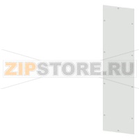 SIVACON, side panel, Closed, IP55, H: 2000 mm, W: 500 mm, T: 500 mm, RAL 7035 Siemens 8MF1050-2UW61-1C