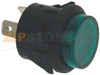 ЗЕЛЕНАЯ ИНДИКАТОРНАЯ ЛАМПА, 220 В, Ø 25 ММ 
