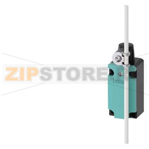 ПОЗИЦИОННЫЙ ВЫКЛЮЧАТЕЛЬ SIRIUS, ПЛАСТИКОВЫЙ КОРПУС 40MM  В СООТВ. С EN50041, ПОДКЛЮЧЕНИЕ АППАРАТА 1X (M20X1.5), 1НО/1НЗ БЫСТРОДЕЙСТВУЮЩИЕ КОНТАКТЫ (SNAP-ACTION), ПОВОРОТНЫЙ ИСПОЛНИТЕЛЬНЫЙ ЭЛЕМЕНТ RIGHT/LEFT РЕГ., ROD LEVER ПЛАСТИК 200MM ДЛИНА, Siemens 3SE 