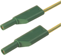 Провод испытательный 0.5 м, 32 A, 1000 В/AC/DC, зеленый, желтый Hirschmann 934087188