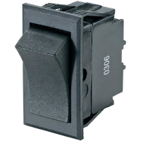Переключатель клавишный 250 В/AC, 10 А, 1 x выкл/вкл, 1 шт SCI R13-129A-01