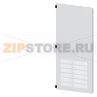 SIVACON, door half, left, with ventilation openings, IP20, H: 2000 mm, W: 800 mm, RAL 7035, Protection class 1 Siemens 8MF1080-2UT25-1BA2