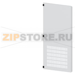 SIVACON, door half, left, with ventilation openings, IP20, H: 2000 mm, W: 800 mm, RAL 7035, Protection class 1 Siemens 8MF1080-2UT25-1BA2 