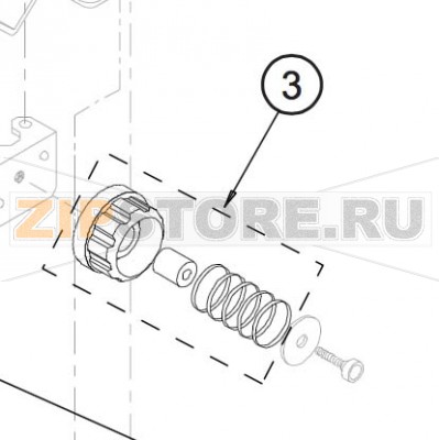 Кулачок термоголовки в сборе Datamax W-6208 Кулачок термоголовки в сборе Datamax W-6208Запчасть на сборочном чертеже под номером: 3Количество запчастей в комплекте: 1Название запчасти Datamax на английском языке: Kit, Printhead Cam  