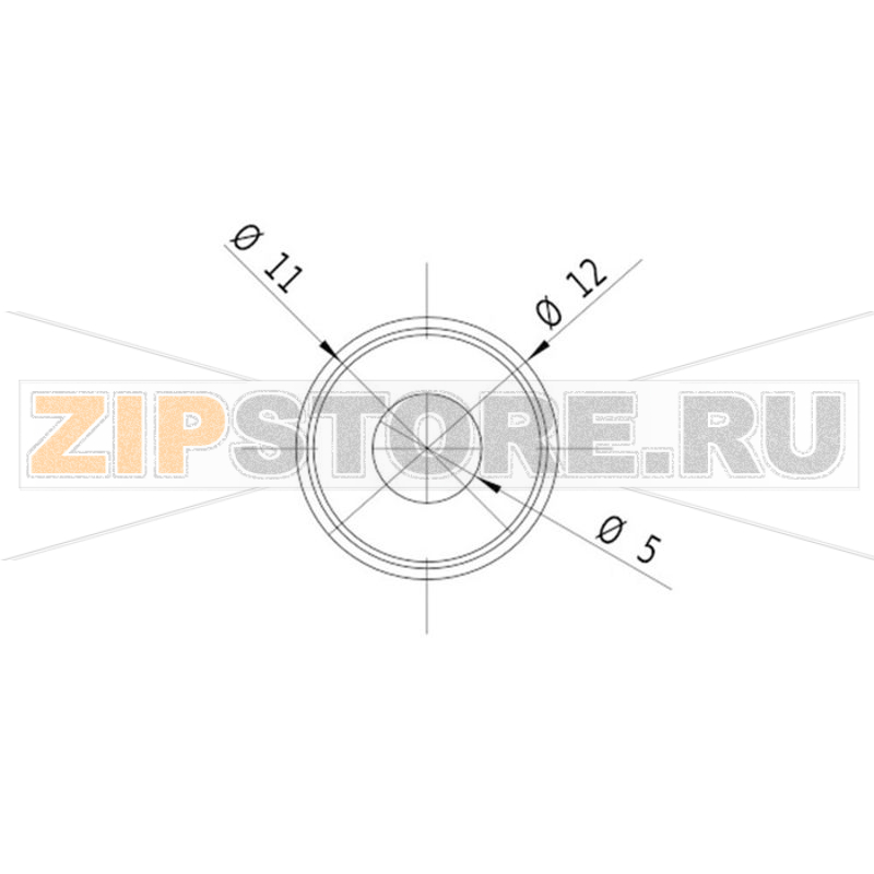 Модуль лазерный, красный, 1 МВт Picotronic DDI635-1-24(12x45)-C3000 