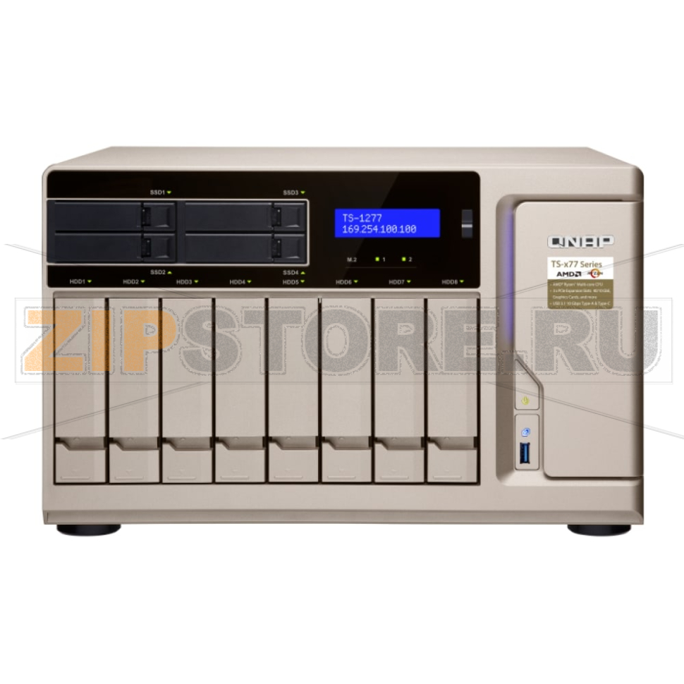 Накопитель сетевой QNAP TS-1277 