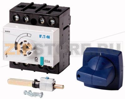 Разъединитель силовой, DCM, 63 A, 4-полюсн Eaton DCM-63/4+CM 