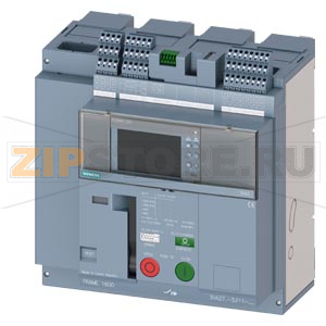 fixed-mounted molded case circuit breaker frame 1600; with RTC and 4AUX trip alarm switch S24; Icu &quot;M&quot; Icu=55kA @ 415V, 4-pole, right ETU660, LSIG, In=1250A display, meas., comm. function Ir=500...1250A Isd=0.6...10xIn, Ii=1.5...15xIn N conductor protec. 