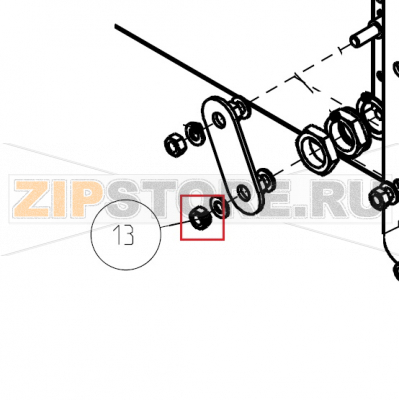 Dado M5 Zn UNI 5588 Imesa ES 10                                    Dado M5 Zn UNI 5588 Imesa ES 10Запчасть на сборочном чертеже под номером: 13Название запчасти на итальянском языке: Dado M5 Zn UNI 5588 Imesa ES 10