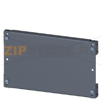 SIVACON, mounting plate, mounting with bracket, H: 200 mm, W: 400 mm, zinc-plated Siemens 8MF1240-2AM02-0