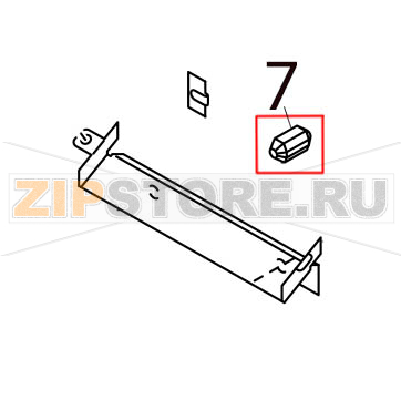 Ferrite bead SFC-4 Toshiba TEC SP40II Ferrite bead SFC-4 Toshiba TEC SP40IIЗапчасть на деталировке под номером: 7