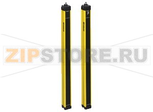 Интерфейсный модуль безопасности Safety light grid with integrated control unit SLC-2/129/151 Pepperl+Fuchs System componentsEmitterSLC-2-T/92ReceiverSLC-2-R/129/151General specificationsEffective detection range0.2 ... 20 mLight sourceIREDLight typemodulated infrared lightSafety type according to IEC/EN 614964Target size50 mmBeam spacing500 mmNumber of beams2Operating modecan be selected with or without start/restart disableAngle of divergence< 5  °Functional safety related parametersSafety Integrity Level (SIL)SIL 3Performance level (PL)PL eCategoryCat. 4Mission Time (TM)20 aPFHd7.27 E-9Indicators/operating meansDiagnostics indicator7-segment display in receiverFunction indicatorin receiver:LED red: OSSD offLED green: OSSD onLED yellow: Protected area free, system start-readyPre-fault indicatorLED orangeElectrical specificationsOperating voltage24 V DC   (-30 %/+25 %)InputFunction inputStart releaseOutputSafety output2 separated fail safe semiconductor outputsSignal output1 PNP, max. 100 mA for start readinessSwitching voltageOperating voltage -2 VSwitching currentmax. 0.5 AMechanical specificationsDegree of protectionIP67ConnectionEmitter: M12 connector, 4-pin Receiver: M12 connector, 8-pin