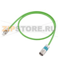 Сигнальный кабель предварительно собранный тип: 6FX5002-2DD40 DRIVE-CLiQ с 24 V M17 женская полная резьба / RJ45, IP20 MOTION-CONNECT 500 Dmax = 7,1 мм Длина (м) = Siemens 6FX5002-2DD40-....