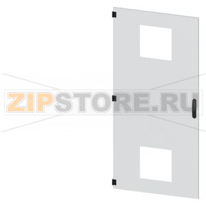 SIVACON, door, left, with cutout for filter fan, with ventilation openings H: 1800 mm, W: 800 mm, RAL 7035, Protection class 1 Siemens 8MF1880-2UT15-3BA2 