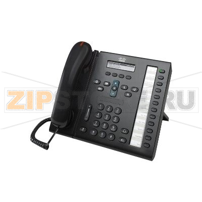 IP-телефон 48 В/DC, 2xFE (PoE), 12xSIP Cisco CP-6961-C-K9= 
