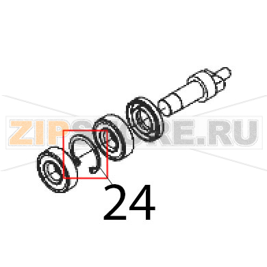 Seeger DA40 Sirman TC 12 E Seeger DA40 Sirman TC 12 EЗапчасть на деталировке под номером: 24